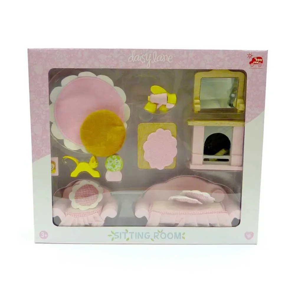 "Le Toy van Dolls House Accessories Living Room Daisy Lane image"
