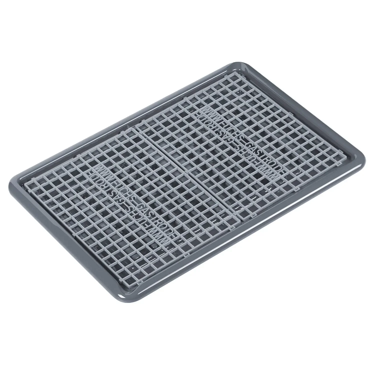 Drip tray with 2 drip mats