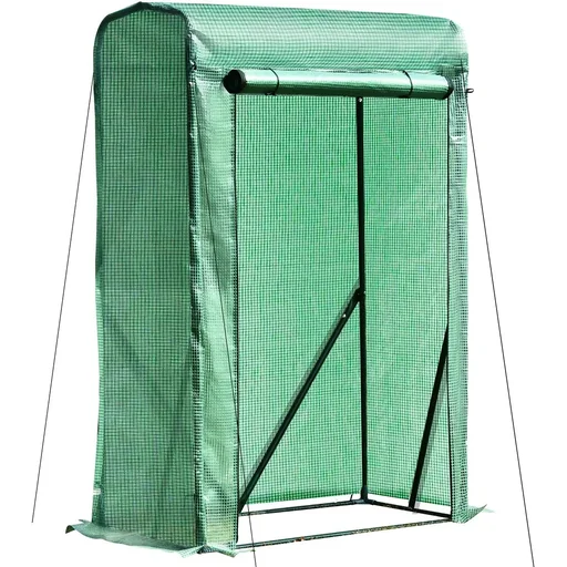 "Poly Greenhouse - Steel/PE - Green - 100 x 50 x 150 cm image"
