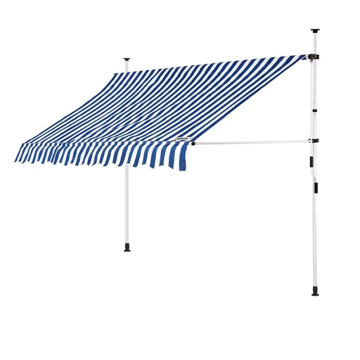 "Clamp awning blue/white 250cm image"