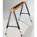 WORKBENCH WITH TELESCOPIC LEGS FOR UNEVEN SURFACES