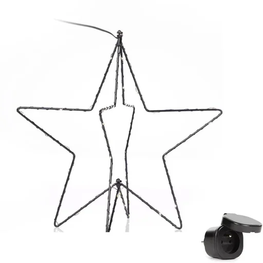 "Falling Star Christmas Lights - Warm White - 3D Effect - LED and Perel Smart Home Wifi Plug - Android & IOS image"