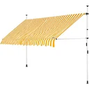 Clamping canopy yellow/white 400cm