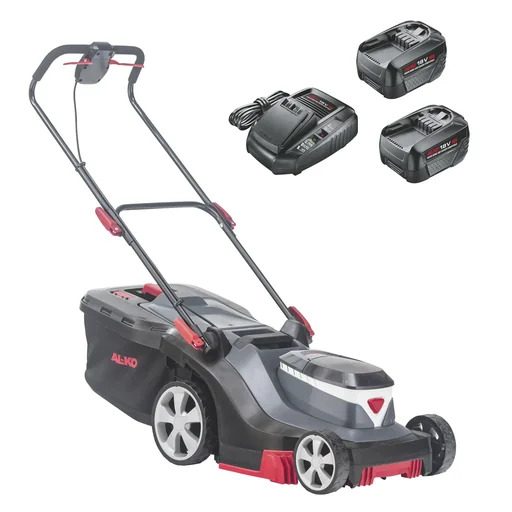 "BOSCH HOME AND GARDEN COMPATIBLE Cordless Lawnmower 38.2 Li Comfort - incl. 2 batteries and charger image"
