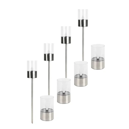 "LED solar light set of 4 image"