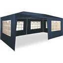 Riminimet party tent with side walls and arched windows - blue - 3x6m