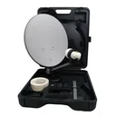 Satellite camping case CS35 with Easyfind LNB, bracket