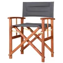 Folding Directional Chair Anthracite Eucalyptus FSC