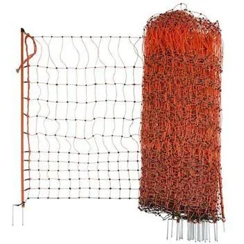 "Hen net 112Cm-50M Single Pin -Orange-, Electr image"