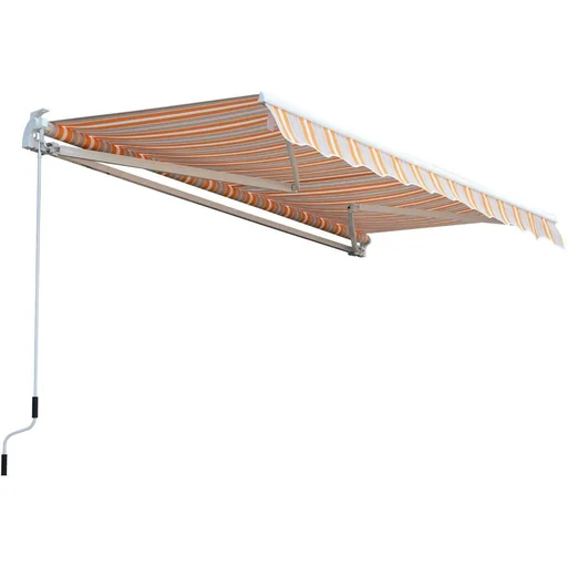 "Articulated arm awning for wall mounting image"
