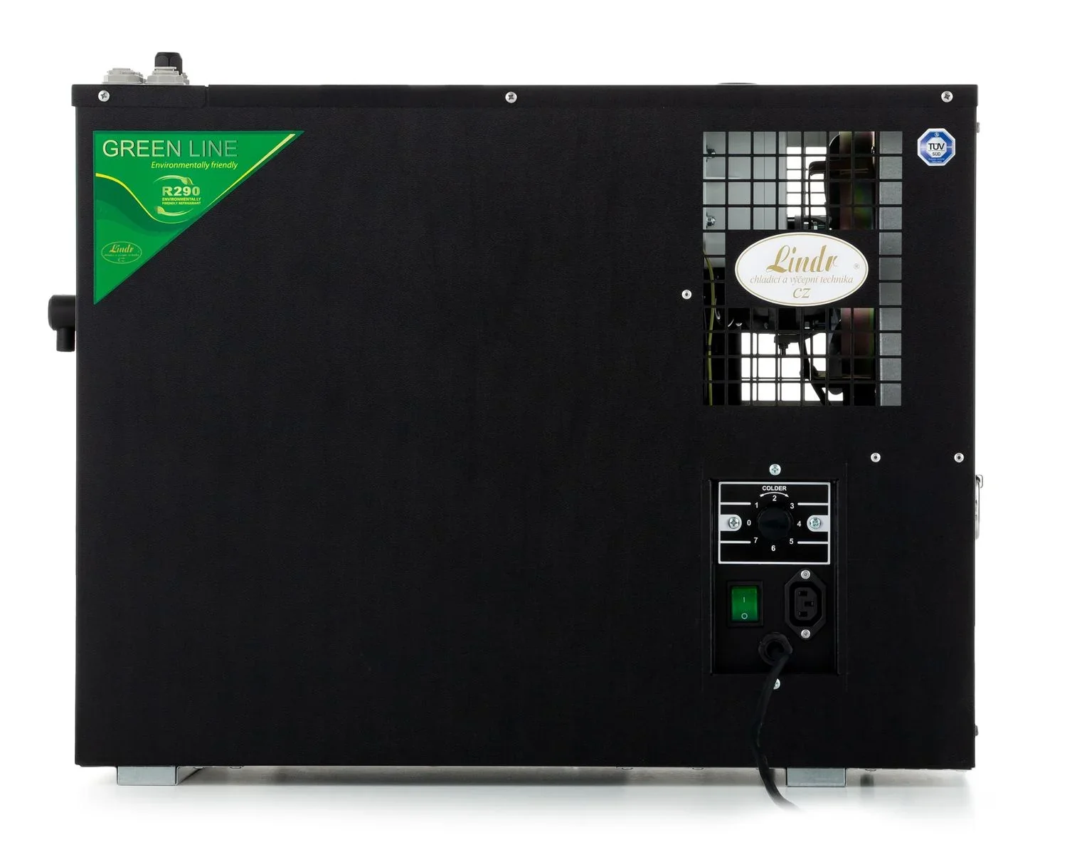 "Water dispenser, sparkling water maker, carbonated water maker, soda maker - Lindr SODA AS-110, Green Line image"
