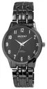 Men's watch with metal bracelet