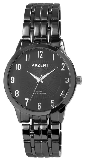 "Men's watch with metal bracelet image"