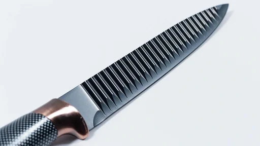 "Carbon knife set with peeler, 6 pieces image"