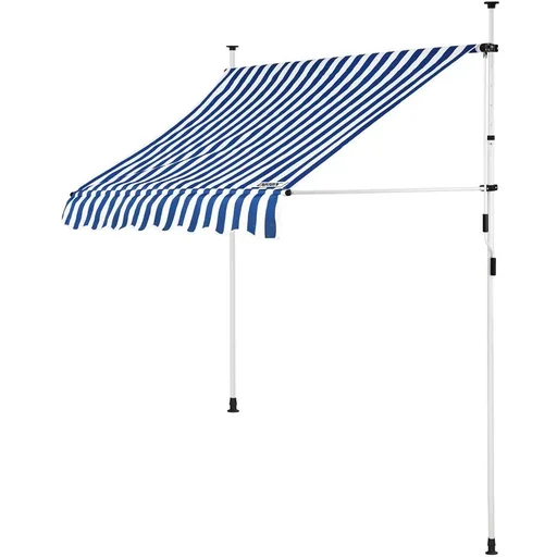 "Clamp awning blue/white 150cm image"