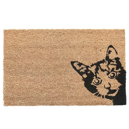 "Coconut mat Cuckoo! Cat 60 x 40 x 1.5 cm image"