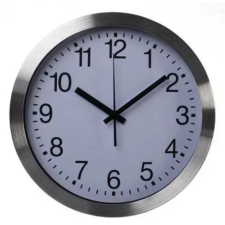 "Wall clock made of aluminum - ø 30 cm image"
