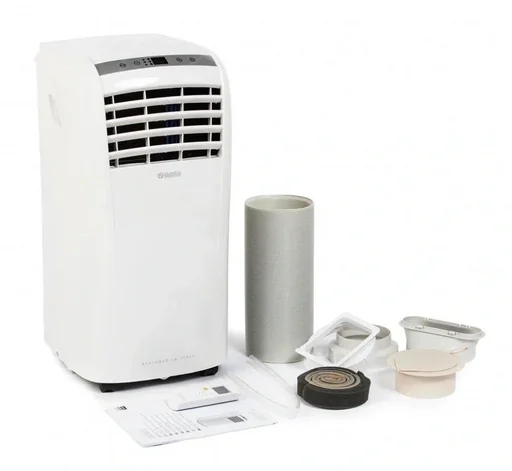 "Portable air conditioner with air hose and window seal kit - Splendid Dolceclima Compact 9 P - 9,000 BTU/h image"