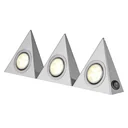 LED under-cabinet light Triangle, set of 3