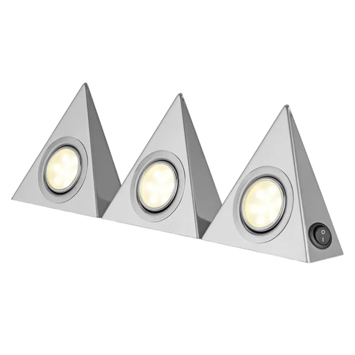 "LED under-cabinet light Triangle, set of 3 image"