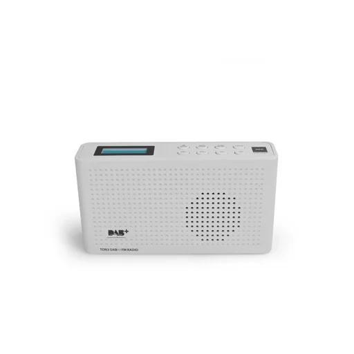 "DAB radio Ton-3, white image"