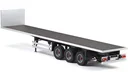 1:14 3-axle flatbed trailer Ver.II