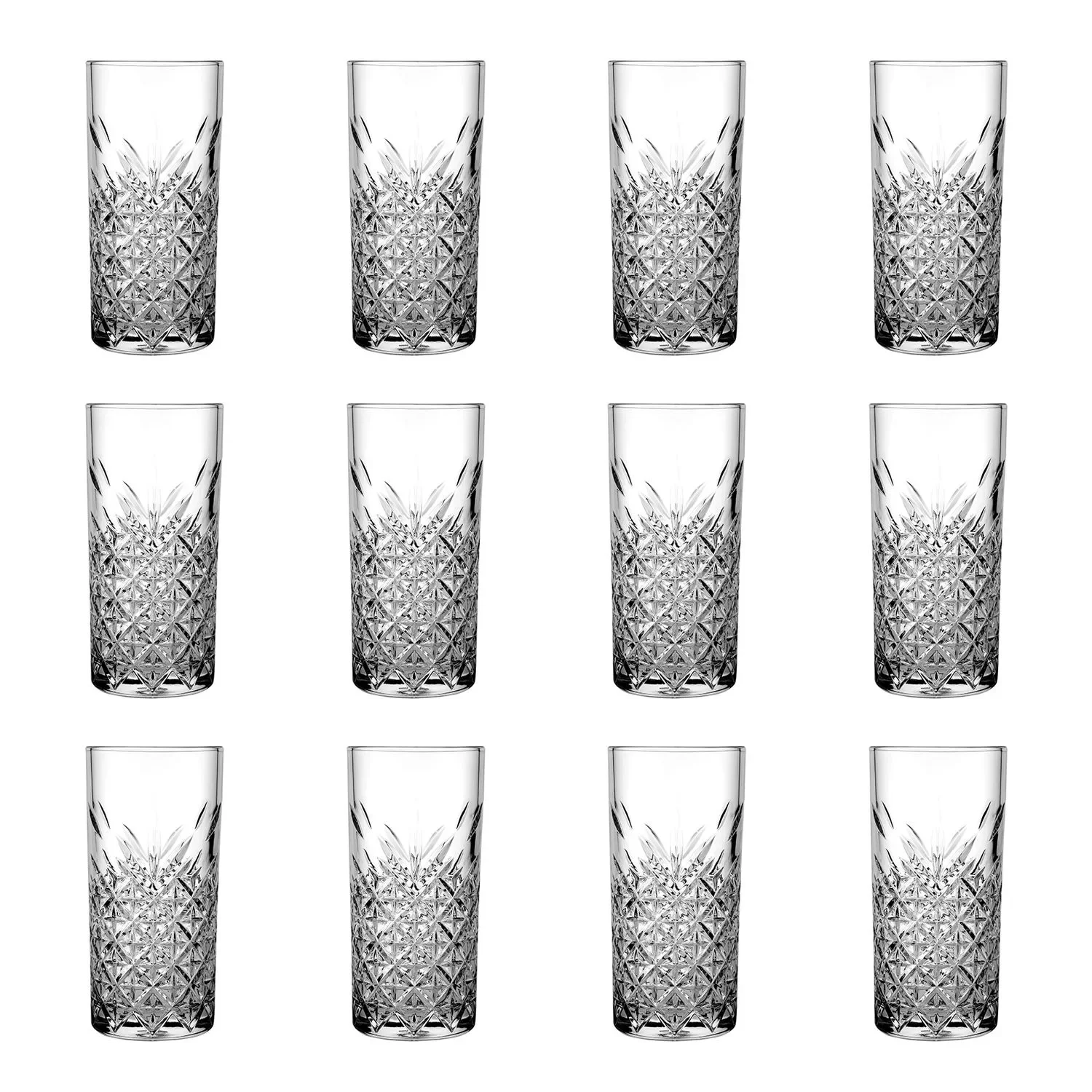 Long drink glasses 12 Set - Timeless, 295 ml