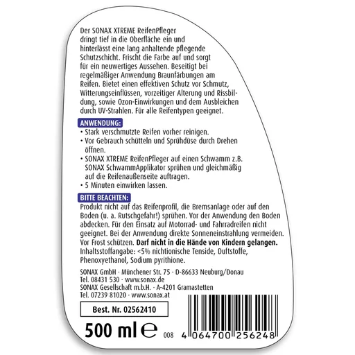 "XTREME Tire Care Matte Effect 500 ml image"