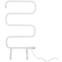 Electric Towel Warmer Freestanding Milk White