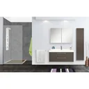 Shallow bathroom furniture 80cm - anthracite