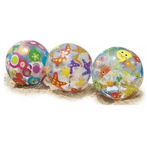 "Beach ball with design Ø 61 cm (set of three) image"