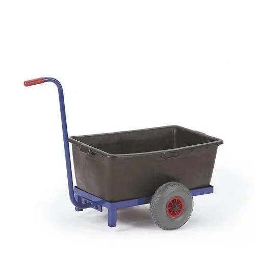 "Handcart with plastic tray image"
