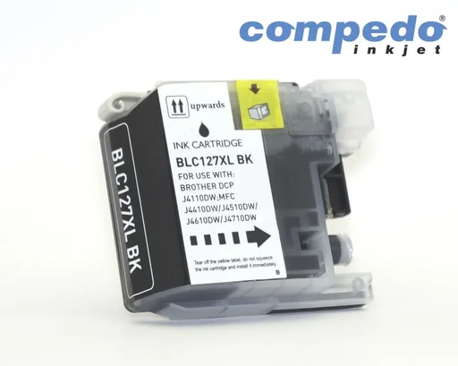"Printer cartridge for Brother LC127XLK01 black image"