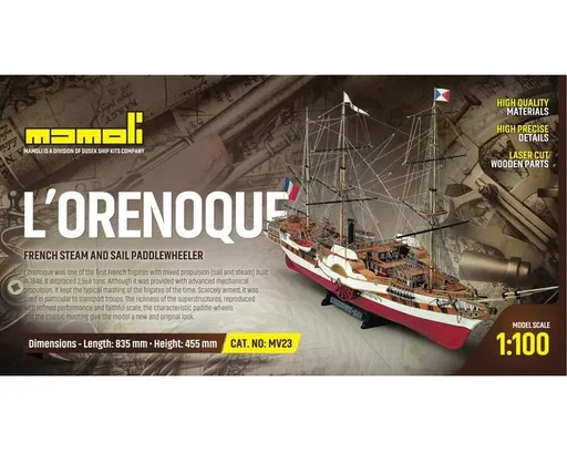 "L'Orenoque kit, scale 1:100 image"