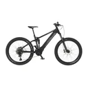 Unisex E-Bike MTB Fully, 27.5 inches, frame height 44cm, 12-speed derailleur, matte black, MONTIS 6.0i