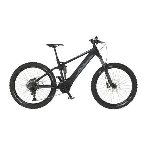 "Unisex E-Bike MTB Fully, 27.5 inches, frame height 44cm, 12-speed derailleur, matte black, MONTIS 6.0i image"