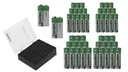 50-piece zinc-carbon battery value set + battery box