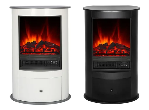 "Electric fireplace "Vienna II", black image"