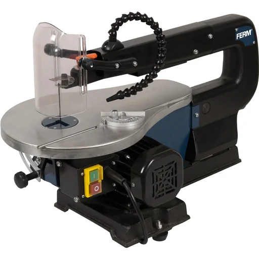 "SSM1005 scroll saw 90W - Adjustable work table (0-45 degrees) - Parallel guide - Saw blade quick change function - image"