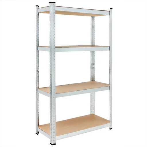 "Storage rack/shelf unit - 170x75x30cm - Galvanized - Capacity up to 280kg image"