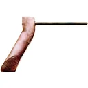 Copper piece 500g (forged)