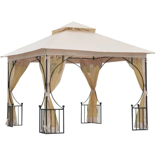 "Garden pavilion with double roof image"