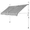 Clamp awning white/grey 350cm