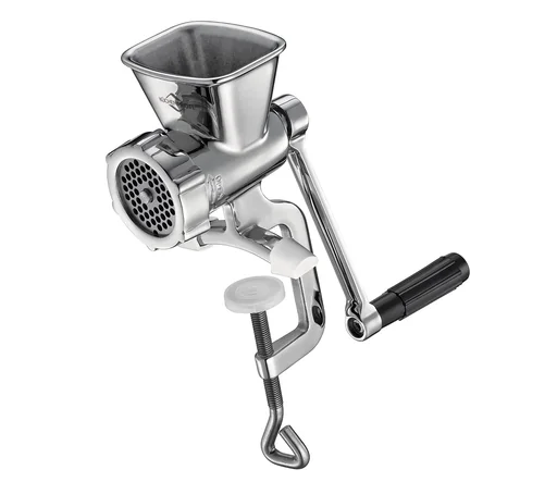 "Meat grinder SOLIDO stainless steel manual image"