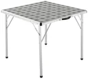Camping table with antimicrobial tabletop, sturdy frame, foldable legs and carrying handle, 80 x 80 x 70 cm