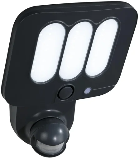 "Floodlight with alarm siren and remote control image"