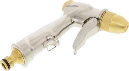 "Garden hand sprayer, solid brass image"