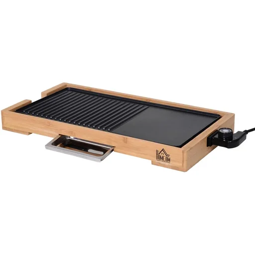 "Electric grill with 2 grill surfaces image"