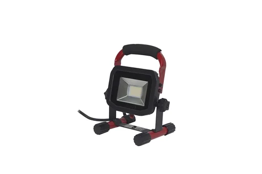 "LED construction spotlight, 1800 lumens, 22 watts, 5000K, 2m cable image"