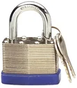 Security padlock, 45 mm wide, 67 mm high, 7 mm shackle